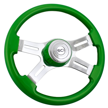 505-3077-77502 16" Classic Green - General Diesel Repair & Chrome