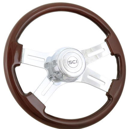 261-3003-77502 16" Classic Mahogany - General Diesel Repair & Chrome