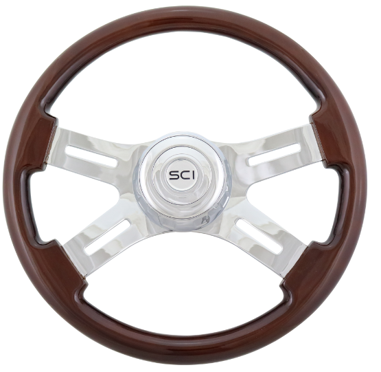 261-3003-77502 16" Classic Mahogany - General Diesel Repair & Chrome