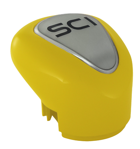 902586 Classic Yellow Gear Shift Knob Cover - General Diesel Repair & Chrome