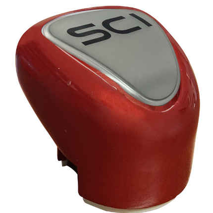 902583 Classic Red Gear Shift Knob Cover - General Diesel Repair & Chrome