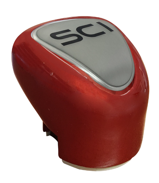 902583 Classic Red Gear Shift Knob Cover - General Diesel Repair & Chrome