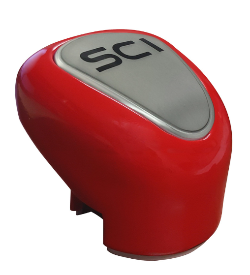 902562 Classic Viper Red Gear Shift Knob Cover - General Diesel Repair & Chrome