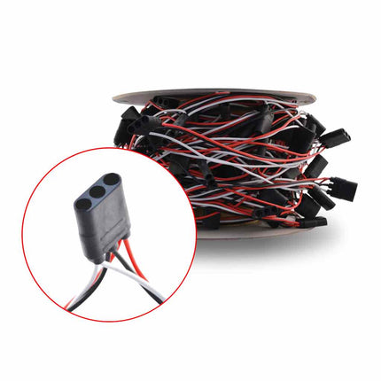 Triple Female Pigtail Wire Harness with 6″ Connector Spacing – 150 Plugs T606 - General Diesel Repair & Chrome