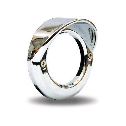 TBEZ-2HCH2 Bezel - 2.5" Chrome Plastic - Visor - General Diesel Repair & Chrome