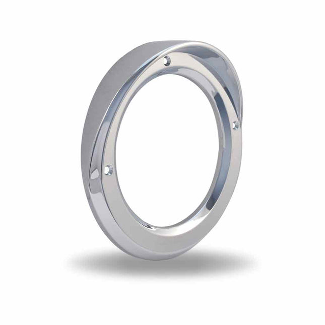 TBEZ-4CH2 Bezel - 4" Chrome Plastic - Visor - General Diesel Repair & Chrome