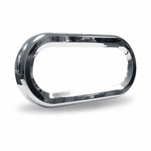 TBEZ-OBCH4 Bezel - Oval Chrome Plastic - Twist-On - General Diesel Repair & Chrome