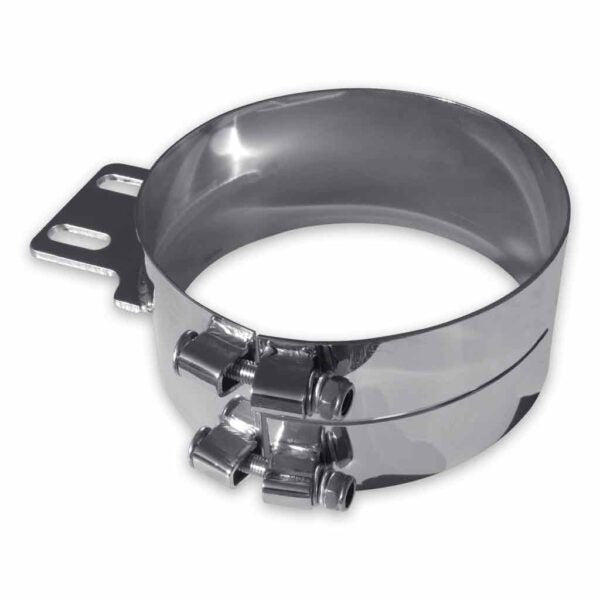 10″ Wide Band Clamp – Straight Mounting Plate TCLA-101 - General Diesel Repair & Chrome