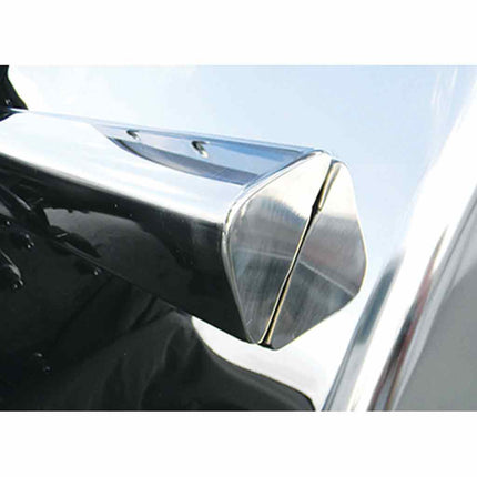 TFEN-Q10 Fenders - Quarter - 24" - Triangle Mounts - 16 Ga. - General Diesel Repair & Chrome