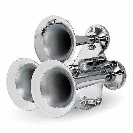 THORN-1 Train Horns - 3 Bell Chrome Train Horn - General Diesel Repair & Chrome