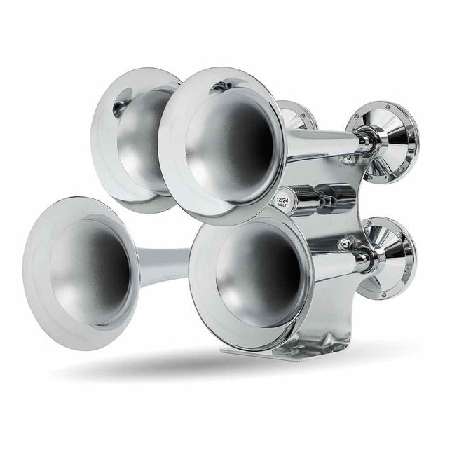 THORN-2 4 Bell Air Powered Train Horn – 140-145 Decibels - General Diesel Repair & Chrome
