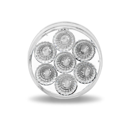 TLED-2HXAG  2.5″ Amber Marker to Green Auxiliary Round LED Light – 7 Diodes - General Diesel Repair & Chrome