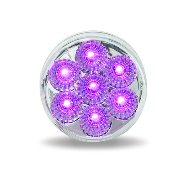 TLED-2HXAP 2.5″ Amber Marker to Purple Auxiliary Round LED Light – 7 Diodes - General Diesel Repair & Chrome