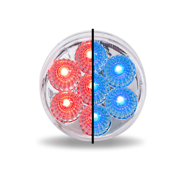 TLED-2HXRB 2.5″ Red Marker to Blue Auxiliary Round LED Light – 7 Diodes - General Diesel Repair & Chrome