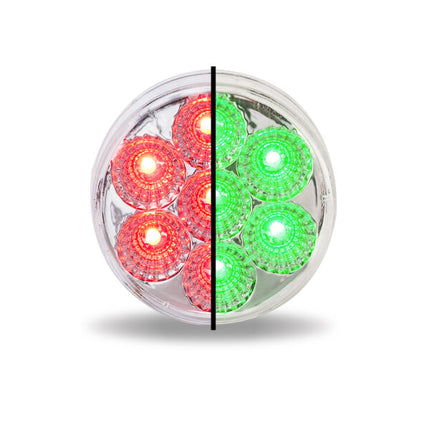 TLED-2HXRG 2.5″ Red Marker to Green Auxiliary Round LED Light – 7 Diodes - General Diesel Repair & Chrome