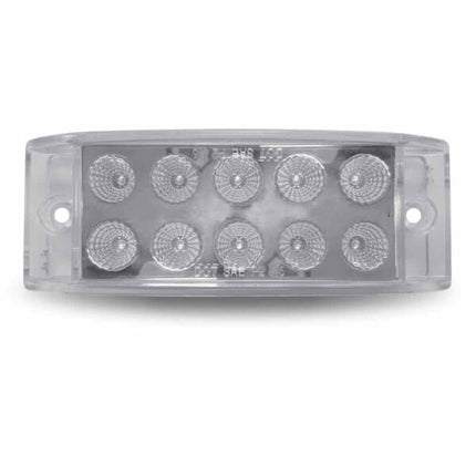 2″ x 6″ Red Marker to Blue Auxiliary Rectangular LED Light – 10 Diodes TLED-2X6RB - General Diesel Repair & Chrome