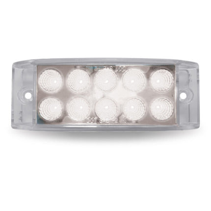 2″ x 6″ Red Marker to White Auxiliary Rectangular LED Light – 10 Diodes TLED-2X6RW - General Diesel Repair & Chrome