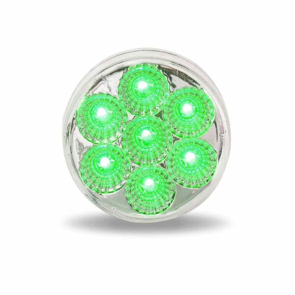 2″ Red Marker to Green Auxiliary Round LED Light – 7 Diodes TLED-2XRG - General Diesel Repair & Chrome