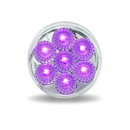 2″ Red Marker to Purple Auxiliary Round LED Light – 7 Diodes TLED-2XRP - General Diesel Repair & Chrome