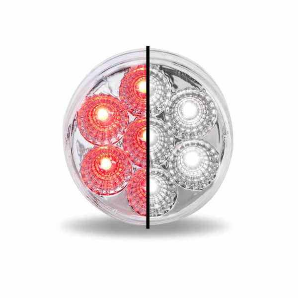 2″ Red Marker to White Auxiliary Round LED Light – 7 Diodes TLED-2XRW - General Diesel Repair & Chrome