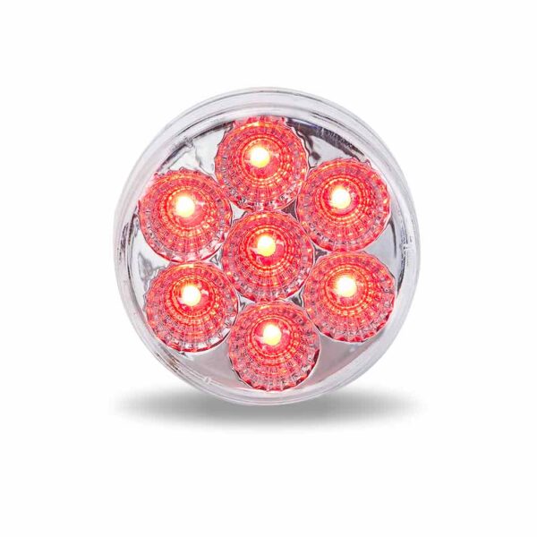 2″ Red Marker to White Auxiliary Round LED Light – 7 Diodes TLED-2XRW - General Diesel Repair & Chrome