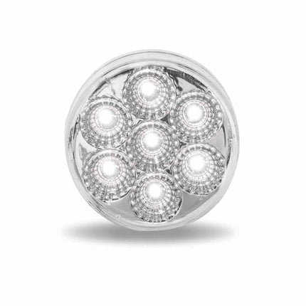 2″ Red Marker to White Auxiliary Round LED Light – 7 Diodes TLED-2XRW - General Diesel Repair & Chrome