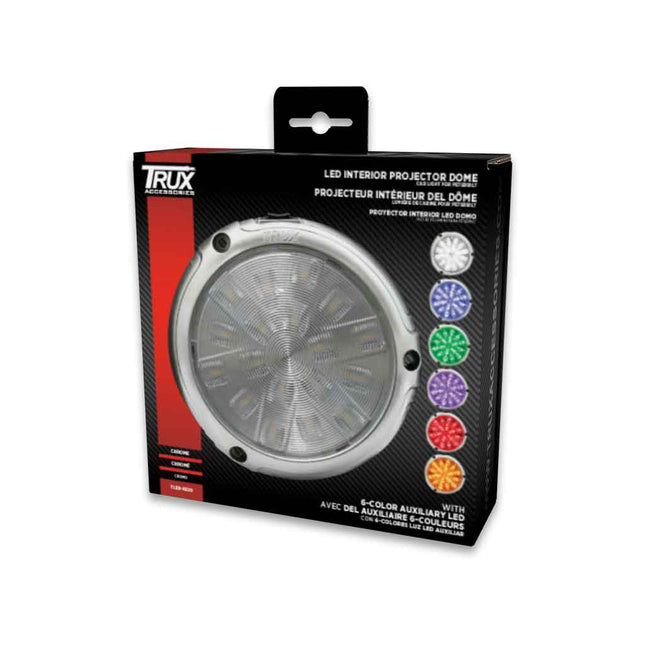 LED Interior Projector Dome 7-Color Cab Light for Peterbilt – Chrome TLED-ID20 - General Diesel Repair & Chrome