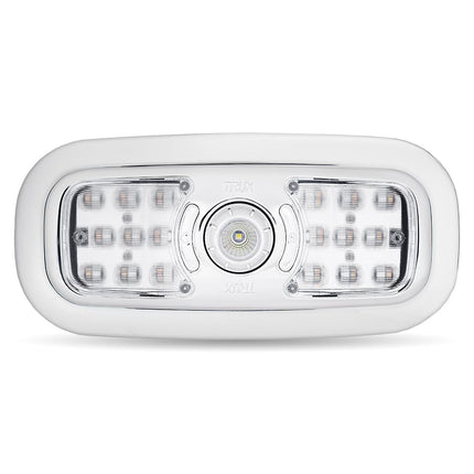 LED Interior Projector Dome & Map 7-Color Cab Light for Peterbilt – Chrome TLED-IR10 - General Diesel Repair & Chrome