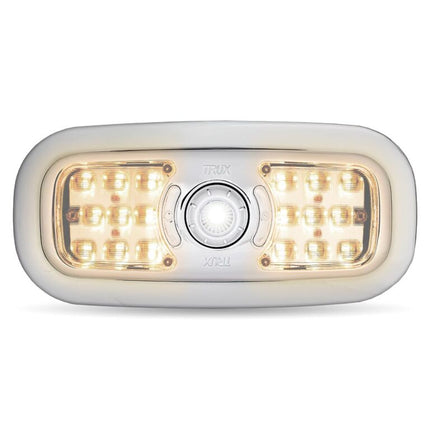 LED Interior Projector Dome & Map 7-Color Cab Light for Peterbilt – Chrome TLED-IR10 - General Diesel Repair & Chrome