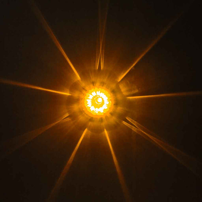 Amber Clearance & Marker Star-Burst Watermelon LED Light – 19 Diodes TLED-WTA - General Diesel Repair & Chrome