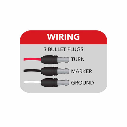 Amber Clearance & Marker Star-Burst Watermelon LED Light – 19 Diodes TLED-WTA - General Diesel Repair & Chrome