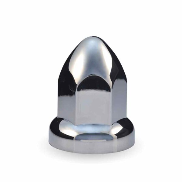 TNUT-C1 Chrome Plastic 33mm Nut Cover with Flange - Case of 60 - General Diesel Repair & Chrome