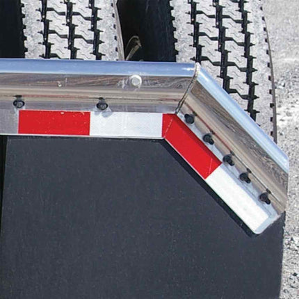 TU-9250 Angled Aluminum Reflector Strip with 3M Reflector - General Diesel Repair & Chrome