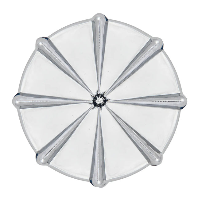 10234 Cr. Pl. 8 Spoke Screw-on Nut Cover 33MM x3-3/8” H - General Diesel Repair & Chrome