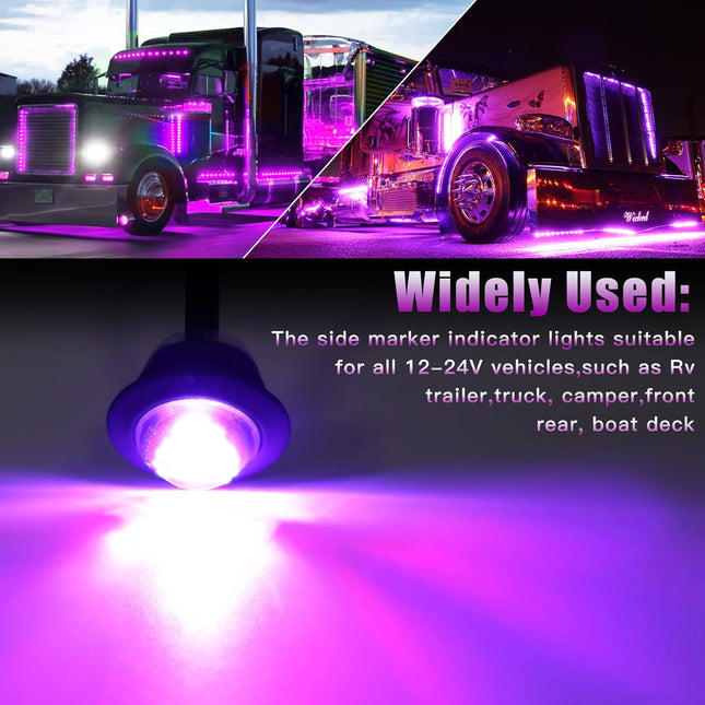 Bullet Lights 20ct Purple - General Diesel Repair & Chrome
